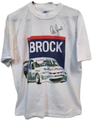 NWOT Holden Racing Team HRT Peter Brock Signed Vintage T Shirt Large Mobil VR