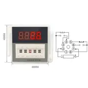 DH48S2Z 12V220V Programmable Timer Wide Delay Range Reliable Performance