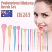17pcs/set Professional Makeup Brush Set Foundation Blusher Make Up Brushes AU
