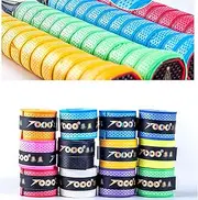 30-Pack 2025 Upgraded Racket Grips - Premium Self-Adhesive Multi-Sport Grip Tape for Tennis, Pickleball, Padel, Badminton | Anti-Slip Sweat-Absorbent Cushioning | Vivid Colors
