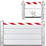 Mobile Flood Protection Barrier, Aluminum Alloy Flood Protection Barrier, Flood Protection Water Baffle H 20CM(88x20cm)