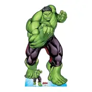 The Hulk Cardboard Cutout Lifesize Marvel Avengers Standee with Free Mini