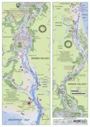 Boating, Fishing, QLD Marine Safety Chart - PUMICESTONE PASSAGE + BONUS