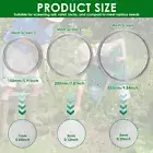 3Pcs Soil Sieve Stainless Steel Garden Sieve Stackable Soil Sifter Set<>