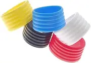LOORGVEL 5Pcs Convenient Racket Grip Rings Reusable Overgrip Protector for Tennis Badminton Squash Compact Non Slip Racket Ring Professional Sealing Locking Design