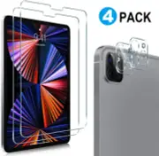 For iPad Pro 11" /12.9" (2020/2021) Camera Lens Tempered Glass Screen Protector