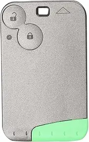 TPHJRM 2 Button Remote Card Smart Car Key with Uncut Key Blade,for Renault Laguna