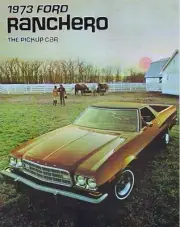 1973 FORD RANCHERO/GT/500/SQUIRE SALES BROCHURE