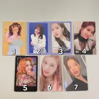 在飛比找蝦皮購物優惠-TWICE 歷屆專輯小卡 官方 湊崎紗夏 Sana