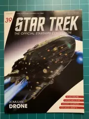 Eaglemoss Star Trek ROMULAN DRONE Issue # 39 Model and Magazine