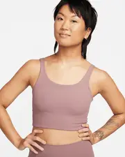 Nike Zenvy Rib Women's Light-Support Non-Padded Longline Sports Bra