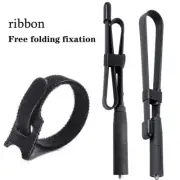 Black Folded Walkie Talkie Antenna UV Dual SMA Female for Baofeng 888S/UV-5R