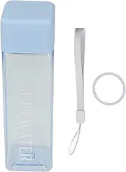 500 ml Plastic PC Water Bottle, Transparent Water Bottle, Drinking Water Bottle, Leakproof Water Bottle, Reusable Water Bottle for Exercising (Blue)
