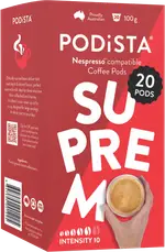 PODiSTA Supremo Coffee Pods 20pk