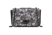 Patricia Nash V6413 Black Lorenza Chantilly Lace Purse