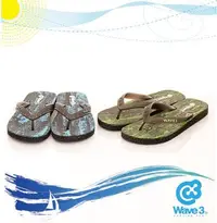 在飛比找Yahoo!奇摩拍賣優惠-WAVE3 (男) - 衝浪 潑彩輕量防水人字夾腳拖鞋 - 