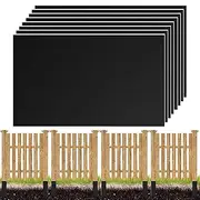 Post Sleeve | 8X Wood Pole Protector - 42.5x26.5cm/16.73x10.43 Inch Fence Post Protection Tool, Self-Adhesive Protection Cover for Garden, Patio, Lawn