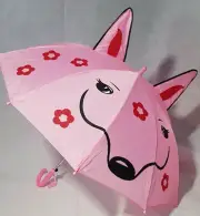 Children's Umbrella -Cute Animal Design with Ears Pink