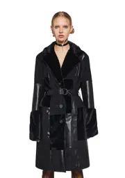 [Current Mood] In The Twilight Faux Fur Coat