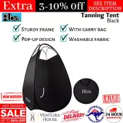 Portable Large Black Pop Up Spray Tan Tent Minetan Sturdy Tanning Washable Booth