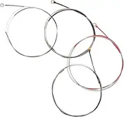 Yardwe 4pcs Violin String Pack Set for Violins DIY Assembly Parts Complete Replacement Kit for Musical Instrument Maintenance User Friendly Design for Quick Setup