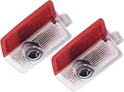 Car Door Logo Lights, DAMAI 2pcs Car Door LED Light Logo Welcome Light Courtesy Projector Laser for Benz A B C E ML GLA GLC GLE GLS Series Class Ghost Shadow Logo Light Accessories