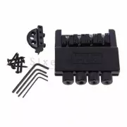 Headless 4 String Electric Guitar Bass Tremolo Bridge System Black