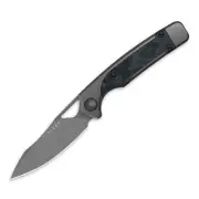 NEW Kizer Ara Titanium Folding Knife Camo Carbon Brittany Blue S45VN - Ki3729A2