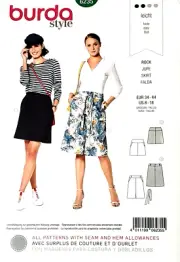 Burda 6235 Misses' Skirt 2 lengths Sewing Pattern 8-18 NEW! Uncut