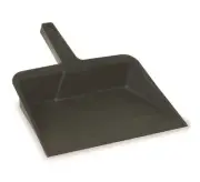 Renown 881751 12 in. W Plastic Heavy-Duty Dust Pan Black