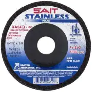 United Abrasives SAIT 24310 4-1/2 XA24Q Contaminant-Free Cutting Wheels 25 pack