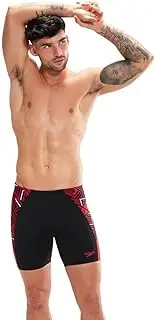 [Speedo] ECO END+ Splice Mid Jammer - Black/Fed Red/White