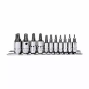 Genius Tools 11 Piece 1/4" & 3/8" Dr. Pentacle Bit Socket Set - BS-2311P