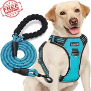 Tobedri No Pull Dog Harness Adjustable Reflective Oxford Easy Control Medium Lar