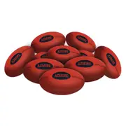 STRADIA "ADMIRE" Size 3, 4, 5 Aussie Rules Ball – Natural & Synthetic Rubber – Pack of 10 with FREE Mesh Storage Bag