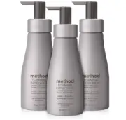 3 Pack ✨ Method Violet Lavender Foaming Hand Soap 10oz Silver Aluminum Bottle E