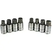 8 Pc. Large Size SAE/Metric Hex Bit Socket Set 13788 ATD 13788 663126137885 0