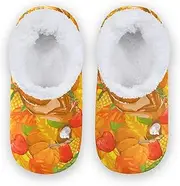 [Caihoyu] Slipper for Kids Girls Boys Coral Fleece Non-Slip Spa Hotel Guest Slippers Bedroom Home Office Travel Yoga