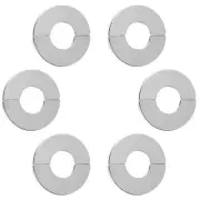 6 Pcs Drain Stopper Wall Hole Cover Decorative for Water Pipes Flue