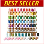Durable 82 Color Polyester Thread Set - Ideal for Hand and Machine Embroidery