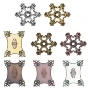 5Pcs Antique Thread Bobbins Metal Embroidery Thread Winders for Sewing Thread