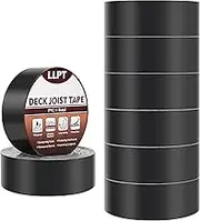 LLPT Joist Tape for Decking | Beam Joist Protection Flashing Tape | Heavy Duty Waterproof Butyl Sealant | for Wood Decks Roof Building Joists Beams(JDT250P8) | 8 Packs | 50mm x 15m