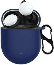 [Ankersaila] Soft Silicone Anti-Shock Protective Case Compatible with Google Pixel Buds 2 (Midnight Blue)