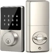 Smart Lock with password Keyless Entry Door Lock with Touchscreen App Unlock