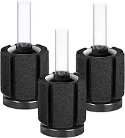 AQUANEAT 3 PCS Aquarium Bio Sponge Filter Breeding Fry Betta Shrimp Nano Fish Tank 10 Gal