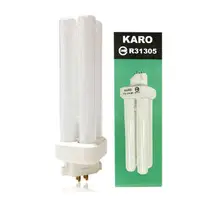 在飛比找PChome商店街優惠-【民權橋電子】KARO 田字型燈管 FDL27W 省電燈管 