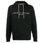 【DEAN迪恩】TOMMY HILFIGER 經典款 刺繡 長袖帽T 藍色 M號