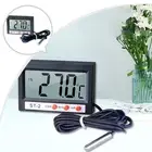 Sleek Plastic Aquarium Thermometer with Accurate Stainless Steel Sensor