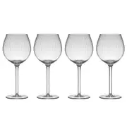 4PK Esme Crystal 450ml Gin Glass Drinking Round Stemware Cup Glasses Set Clear
