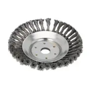 8' Weed Brush Steel Wire Trimmer Wheel Garden LawnMower Grass Cutter Head Tool